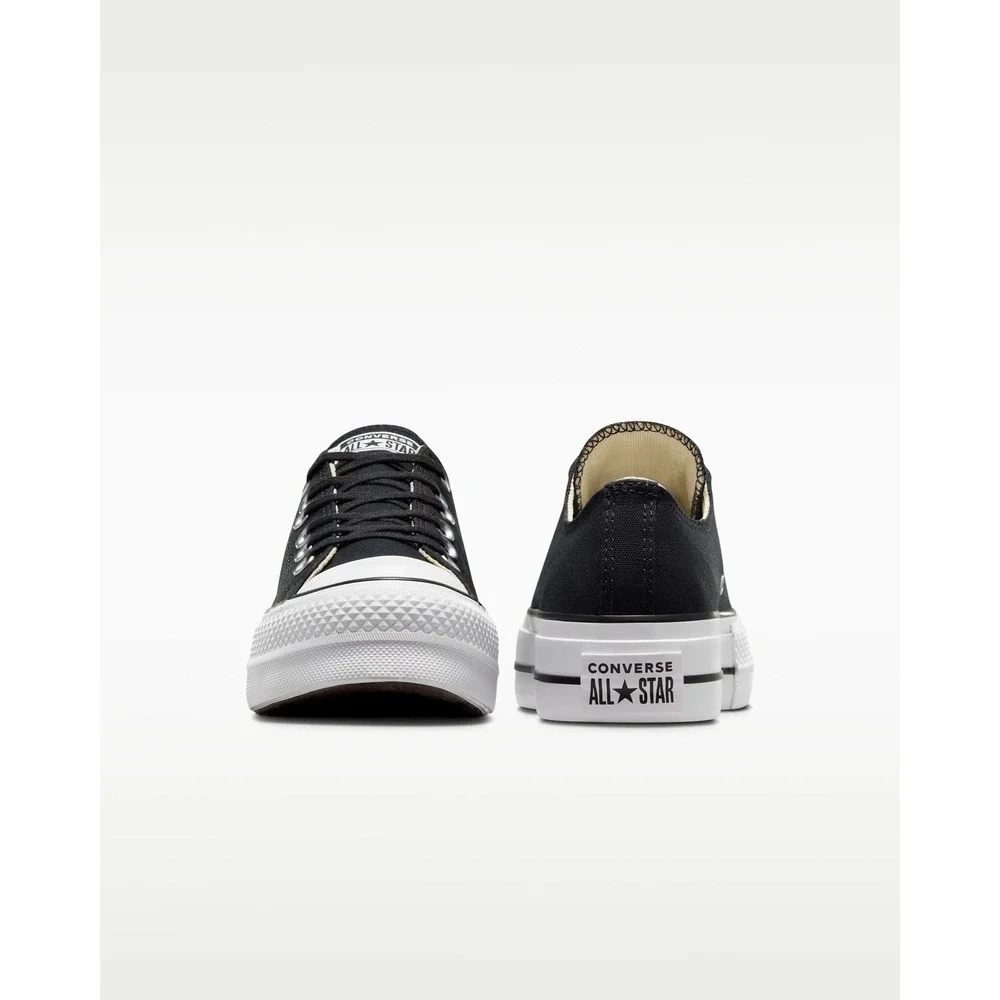Converse Womens Sz 5 Chuck Taylor All Star Lift Platform Sneaker Canvas Black - Picture 6 of 7